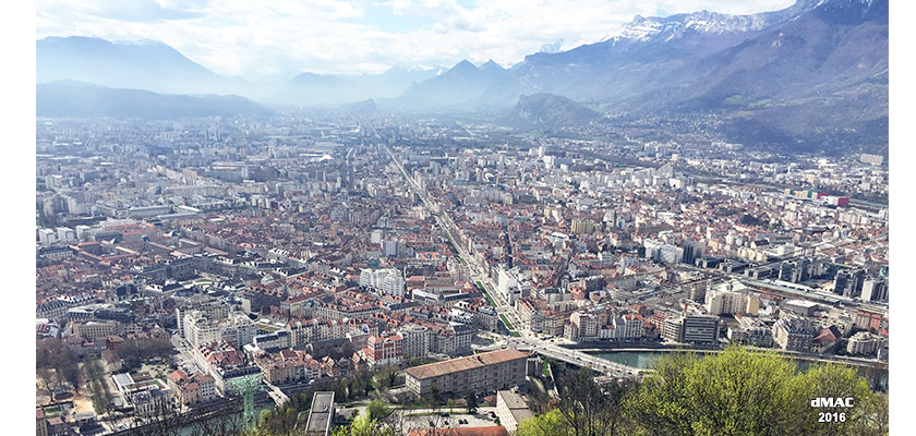 Grenoble from Bastille